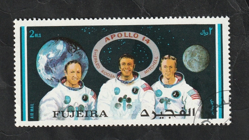 Fujeira - 55 - Apollo 14, Shepard, Roosa y Mitchell