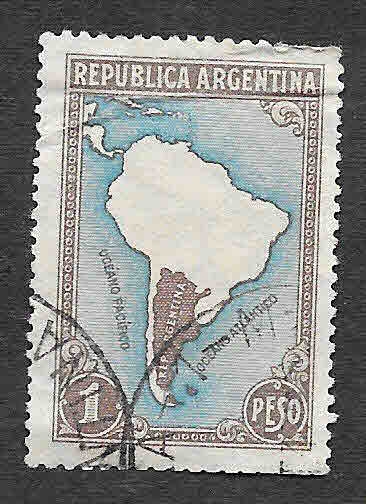 446 - Mapa de Sudamérica
