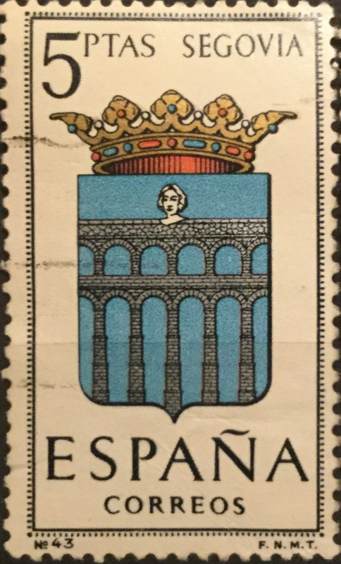 Escudos de Capitales de Provinciasde España: Segovia 