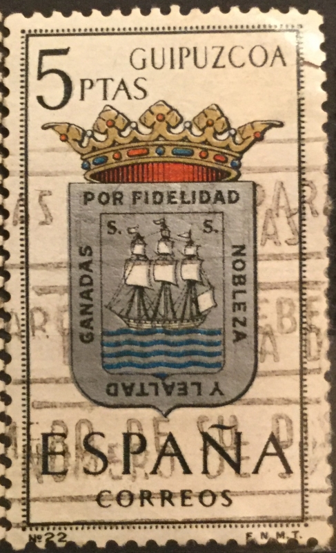 Escudos de Capitales de Provincias de España: Guipuzcoa