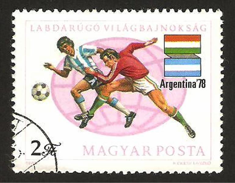 2602 - Campeonato mundial de fútbol Argentina 1978, Hungría Argentina