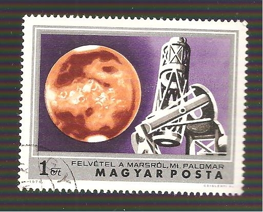 2360 - Fotografia de Marte desde el observatorio del Monte Palomar