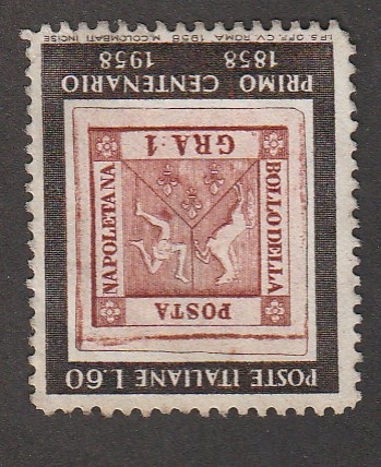 I Centenario sello italiano