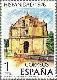 2371 - Hispanidad. Costa Rica - Iglesia de Nicoya
