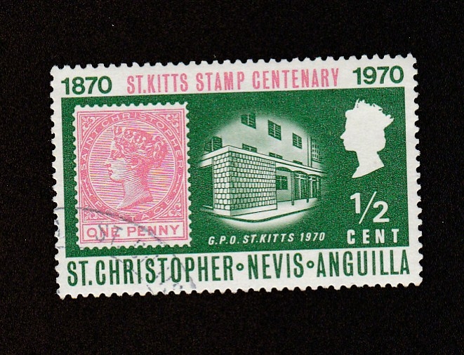 Centenario del sello de St Kitts