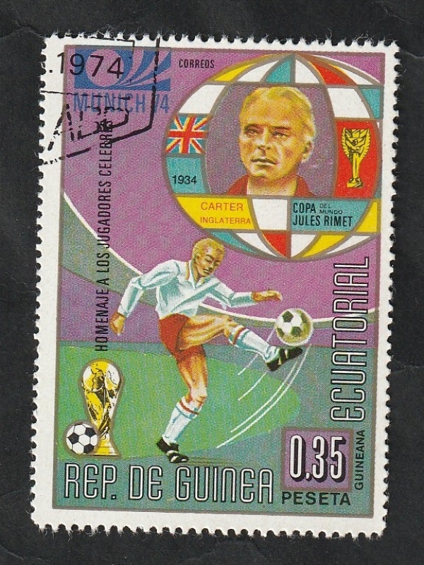 39 - Mundial de fútbol Munich 74, Carter de Inglaterra