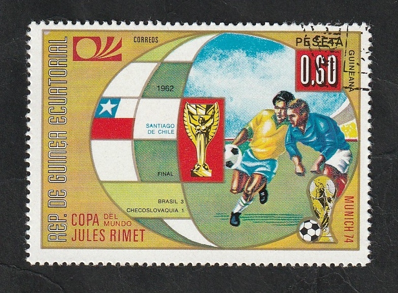 36 - Mundial de fútbol Chile 62, Final: Brasil 3 - Checoslovaquia 1