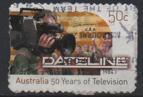 50 th  ANIVERSARIO  DE  LA  TELEVISIÓN  EN  AUSTRALIA.  LÍNEA  DE  DATOS.
