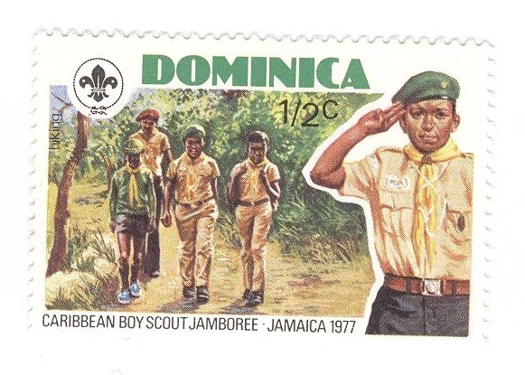 Campamento boy scout del caribe. Jamaica 1977