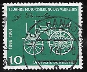First motor car by Gottlieb Daimler (1834-1900)