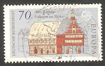 818 - Europa Cept, Ayuntamiento de Esslingen en Neckar