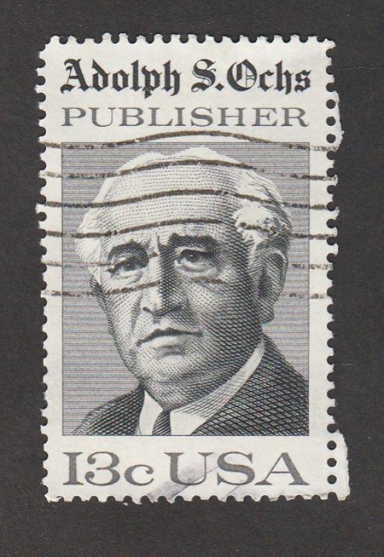  Adolph S. Ochs, editor