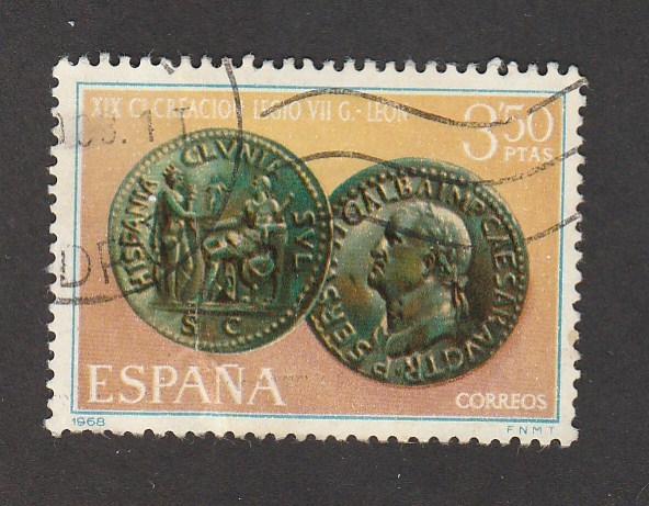 Monedas de la VII Legióm Romana en León