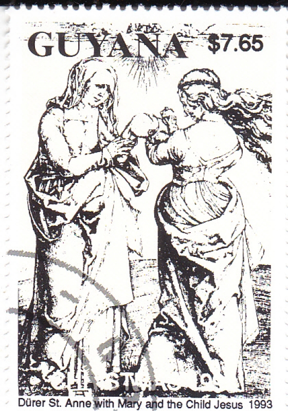 Dürer-STA.ANA, MARÍA Y EL NIÑO JESUS 