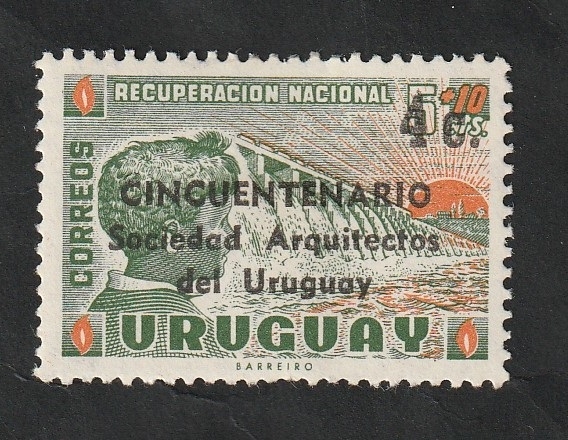 738 - Cincuentenario de la Sociedad de Arquitectos de Uruguay