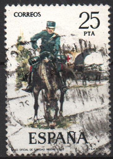 OFICIAL  DE  SANIDAD  MILITAR  1895