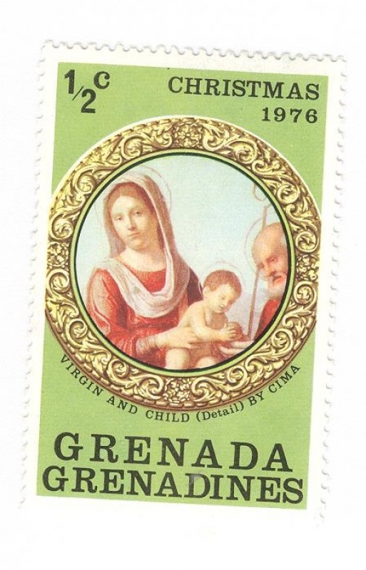 Navidad 1976. La Virgen con el Niño