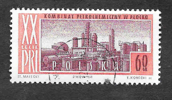 1254 - XX Aniversario de la República Popular Polaca