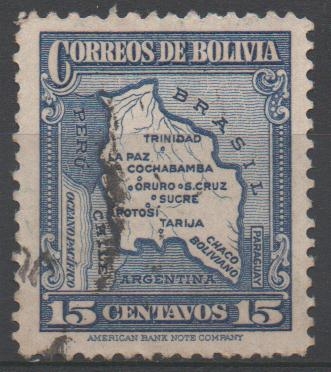 MAPA  DE  BOLIVIA