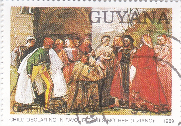  Declarando a favor de su madre, Tiziano