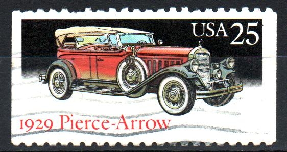 AUTOMÓBILES  CLÁSICOS.  PIERCE  ARROW  1929.