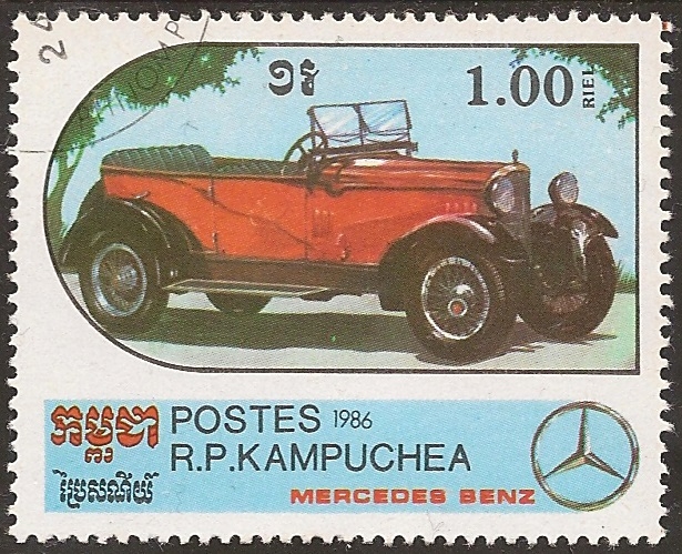 1986; Serie: Centenario del automóvil - modelos de Mercedes Benz