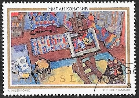 1414 - Pintura de Milan Konjovic