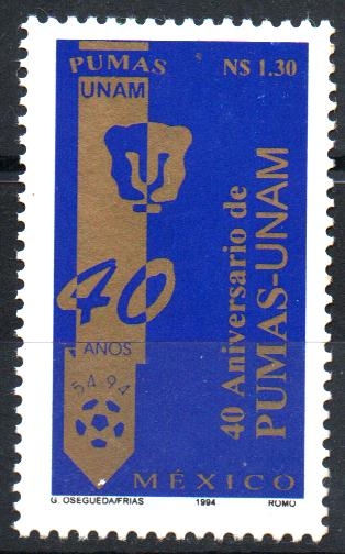 40th  ANIVERSARIO  DE  LOS  PUMAS  DE  LA  U.N.A.M.