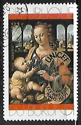 Pintura - Madonna & Child by da Vinci