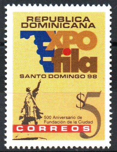 EXPOFILA ’98  SANTO  DOMINGO,  500th  ANIVERSARIO.