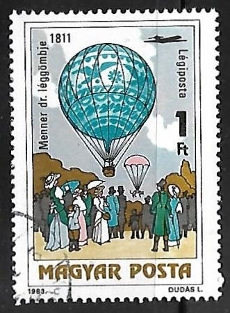  Globos Aerostáticos - Dr. Menner's air balloon, 1811