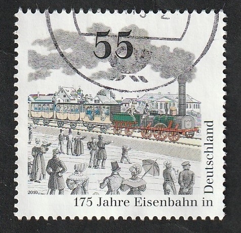 2658 - 175 Anivº del ferrocarril en Alemania