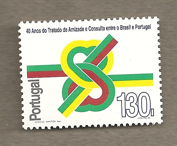 40 años tratado amistad entre Brasil y Portugal