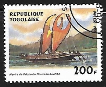 Veleros - botes de pesca de Nueva Guine