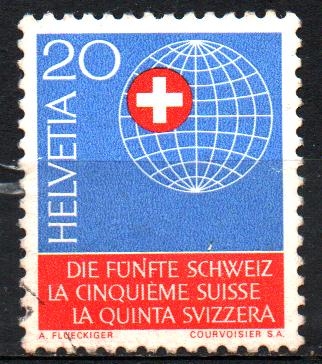 EMBLEMA  DE  LA  SOCIEDAD  SUIZA  EN  EL  EXTRANJERO