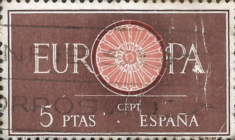 Edifil ES 1295  Europa (C.E.P.T.) 1960 - Rueda