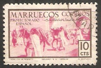 Marruecos protectorado español - 344 - Caballos