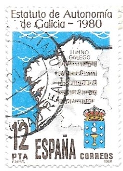 Mapas:estatuto de autonomía de Galicia