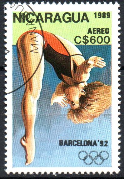  JUEGOS  OLÍMPICOS  DE  BARCELONA  1992,  SALTO  DE  TRAMPOLÍN.