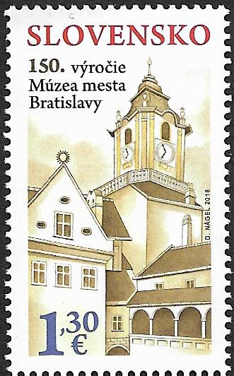 Museo de Bratislava  2018  1,30 €