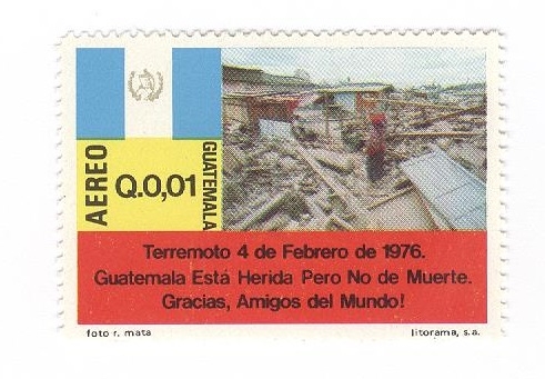 Conmemoración del terremoto 4 de febero 1976