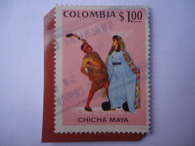 Chicha Maya-Folclor Guagira Colombiana-Vestidos Típicos-Danza Etnia Guajira.
