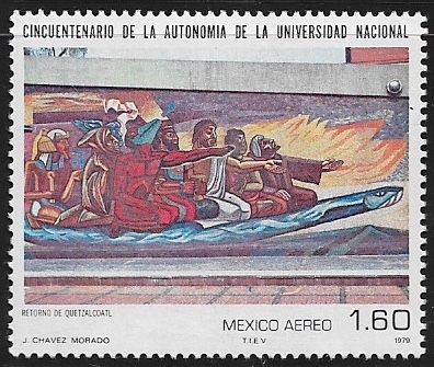 Regreso de Quetzalcóatl, por José Chávez Morado