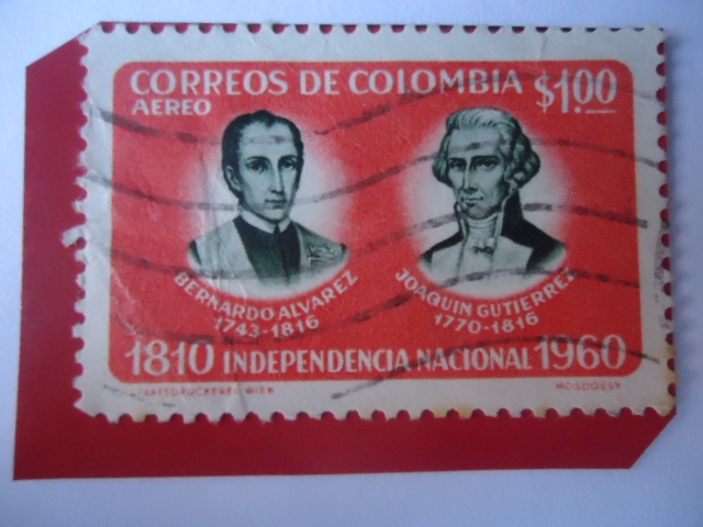1810-Independencia Nacional-1960-150 Aniversario de la Independencia- Bernardo Álvarez- Joaquín Guti