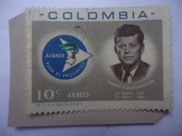 John Fitzgerald Kennedy (1917-1963) - Alianza para El Progreso (1963-1970)- Emblema.