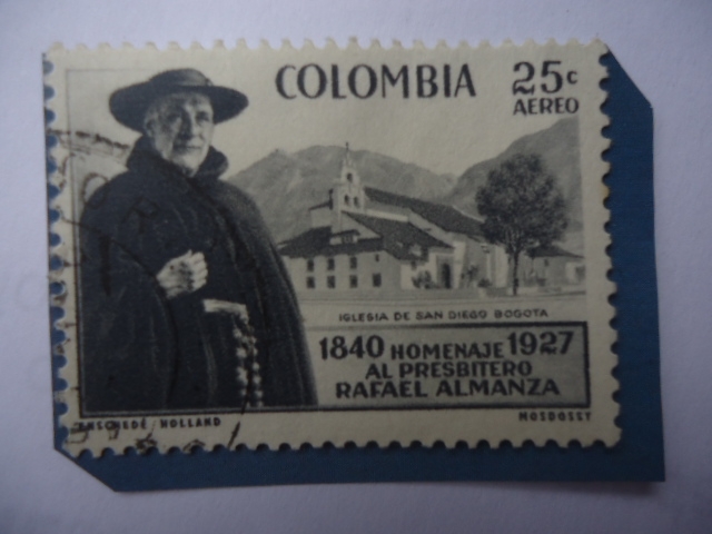 Iglesia de San Diego-Bogotá - Homenaje al Presbitero Rafael Almanza 1840-1927. 