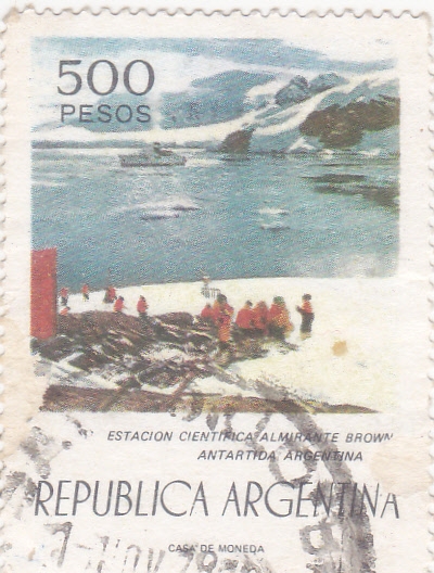 Estación cientifica Almirante Brown-Antartida Argentina 