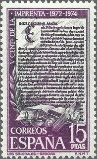 2166 - V centenario de la imprenta