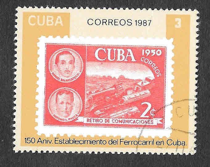 2987 - 150º Aniversario del Establecimiento del Ferrocarril