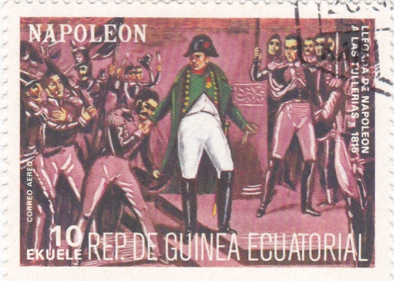 Llegada de Napoleón a las Tullerías 1815